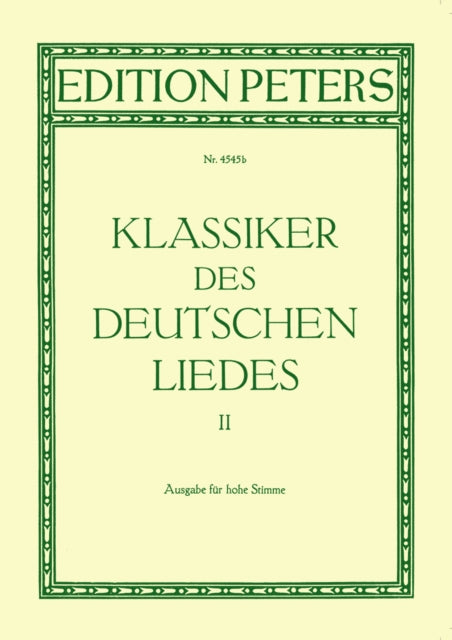 Book cover of: Classics of the German Lied