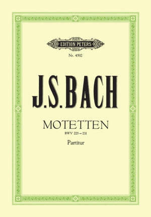 7 Motets BWV 225-231