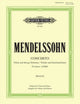 Book cover of: Violin Concerto in D minor MWV O3 (Edition for Violin and Piano)