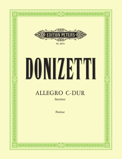 Book cover of: Allegro in C