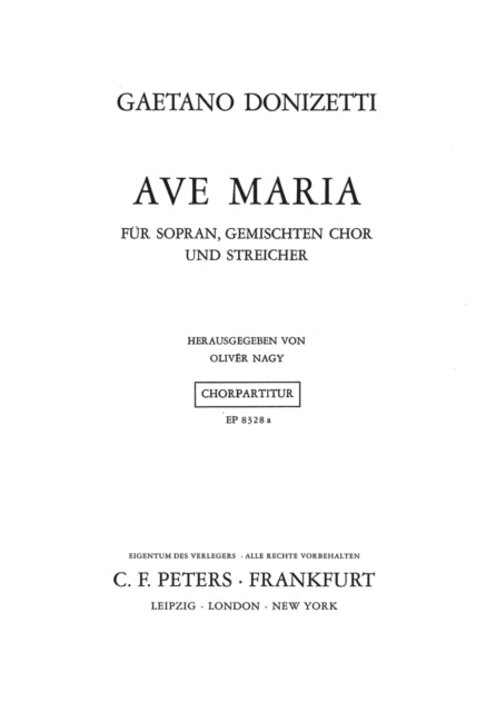 Book cover of: Ave Maria