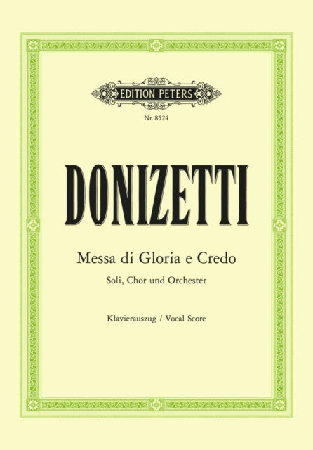 Book cover of: Messa di Gloria e Credo