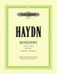 Book cover of: Concerto in C Hob.VIIb/1