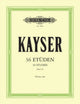 Book cover of: 36 Etuden op. 20 fur Violine