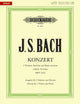 Book cover of: Concerto for 2 Violins in D Minor Bwv 1043 (Edition for 2 Violins and Piano)