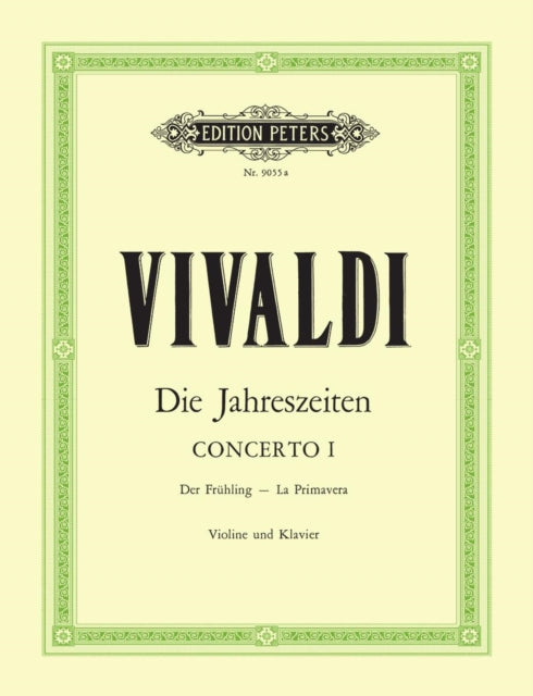 Book cover of: Violin Concerto in E Op. 8 No. 1 Spring