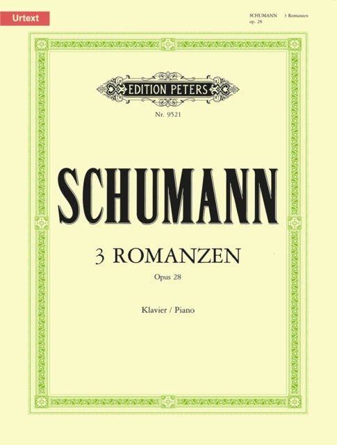 Book cover of: 3 Romances Op.28