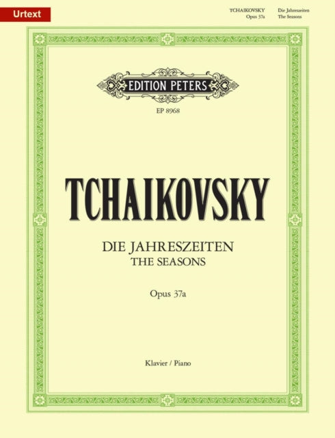 Book cover of: Seasons op. 37bis (37a) for Piano