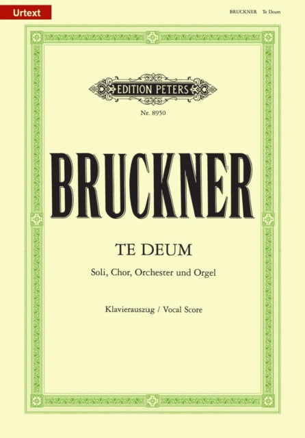 Book cover of: Te Deum (Vocal Score)