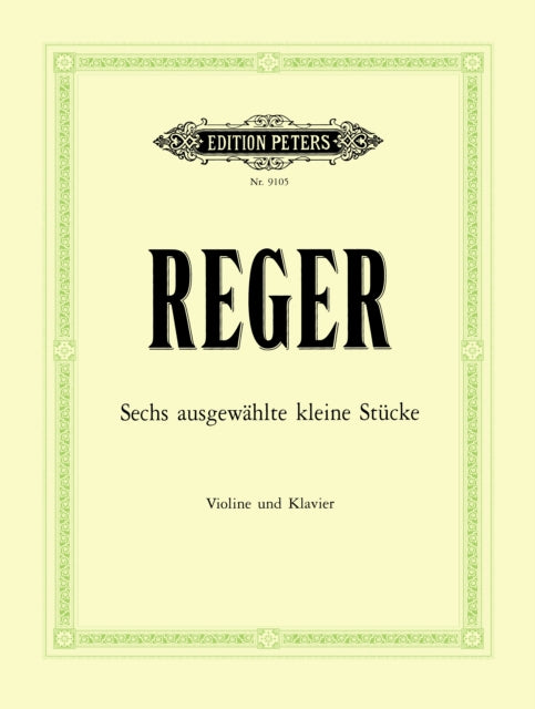 Book cover of: 6 Short Selected Pieces
