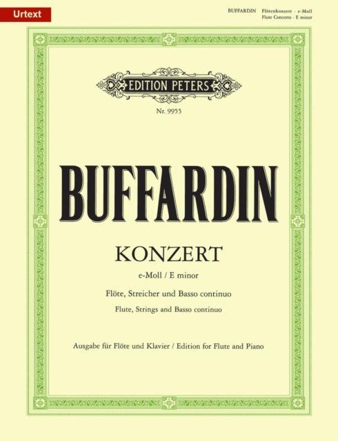 Book cover of: Flute Concerto in E Minor