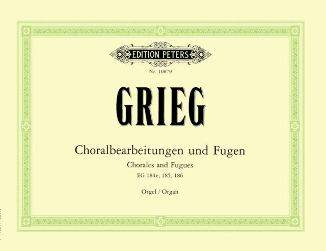 Book cover of: Chorales and Fugues for organ