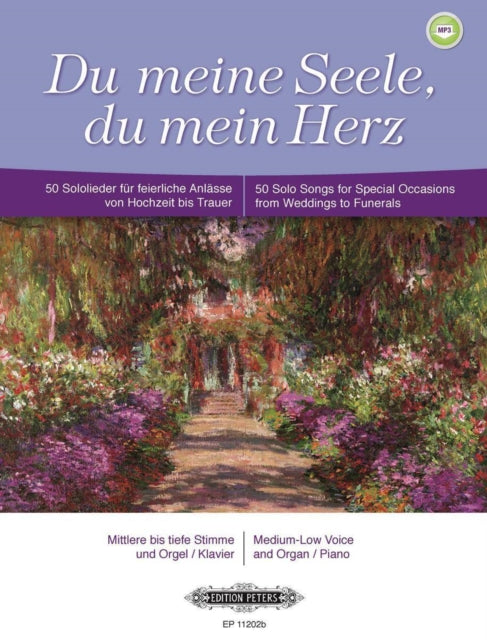 Book cover of: Du meine Seele, du mein Herz (My Heart, My Soul) (Low Voice)