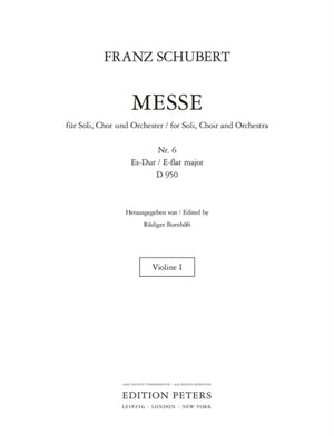 Mass in E flat major D 950 (Violin 1 Part)