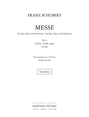 Mass in Eb major D950 (Double bass Part)