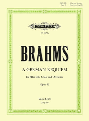 A German Requiem Op.45 (Vocal Score)