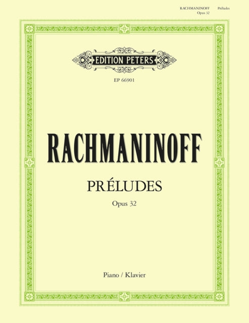 Book cover of: Preludes op. 32 Nr. 1-13
