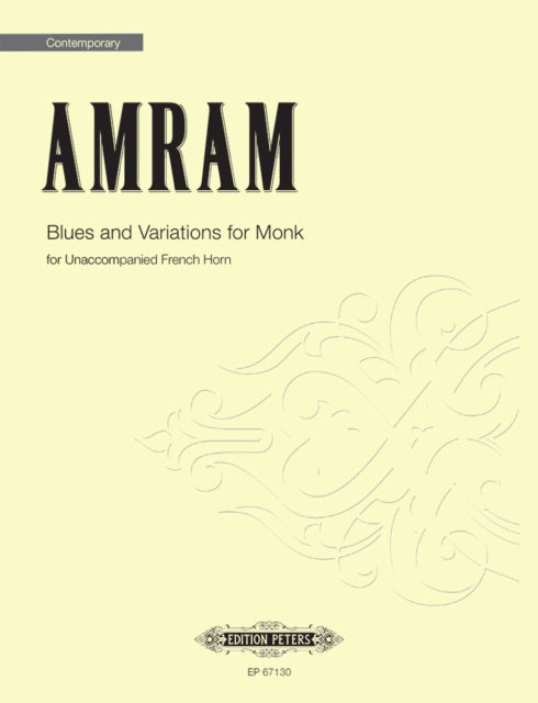 Book cover of: Blues and Variations for Monk