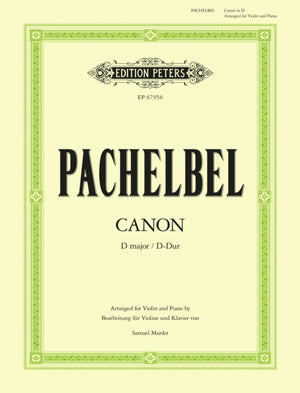 Canon in D (Arranged for Violin and Piano)