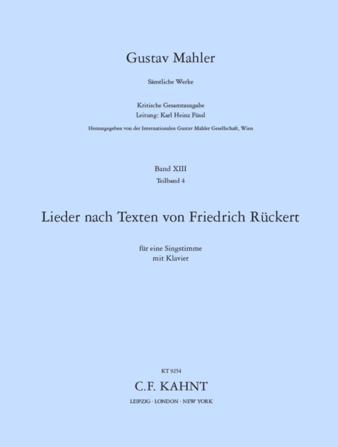 Book cover of: Ruckertlieder