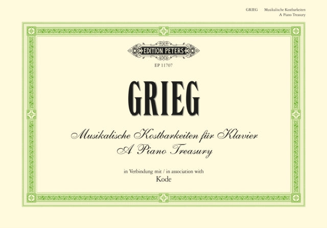 Book cover of: Grieg: A Piano Treasury