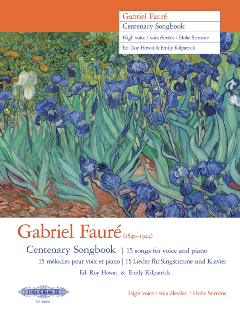 Book cover of: Gabriel Faure Centenary Songbook (High Voice)
