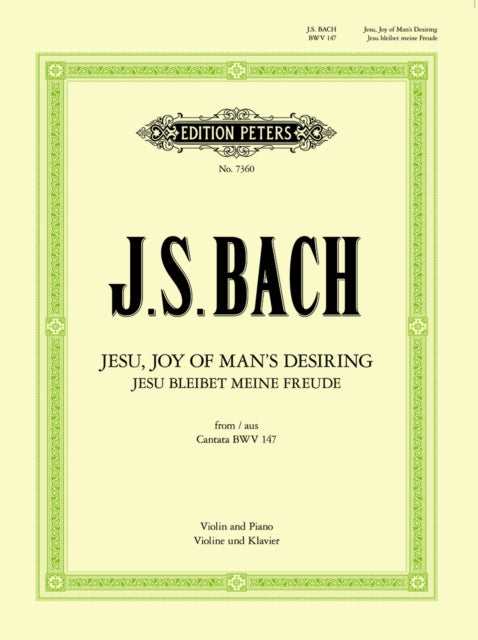 Book cover of: Jesu, Joy of Man's Desiring