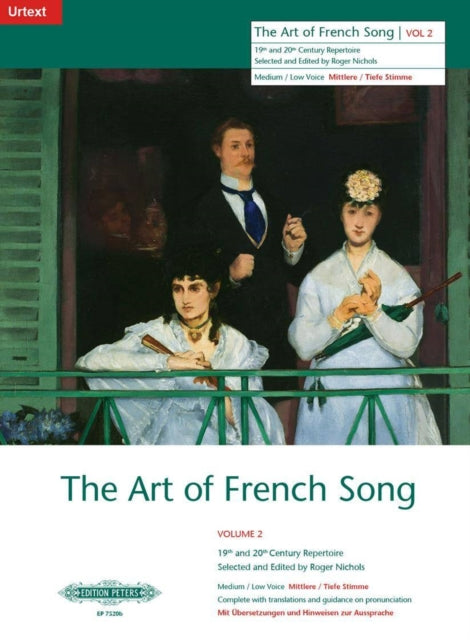 Book cover of: Art of French Song, Vol.2 Low Voice