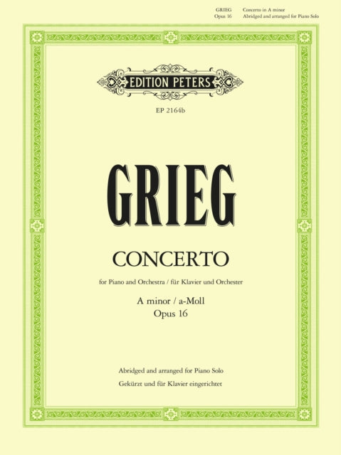 Concerto in A minor Op.16