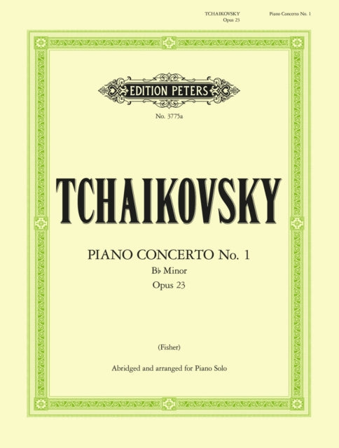 Book cover of: Concerto No. 1 in B flat minor Op.23