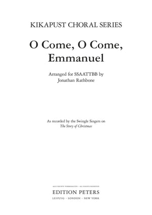 O Come, O Come, Emmanuel
