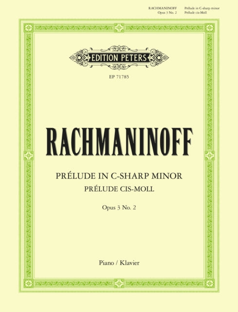 Book cover of: Prelude in C# minor Op.3 No. 2