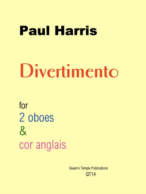 Book cover of: Divertimento (2 oboes & cor anglais)
