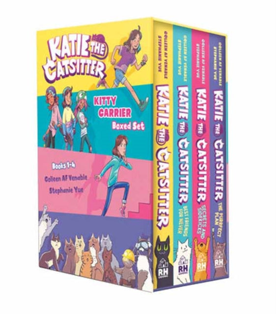 Book cover of: Katie the Catsitter: Kitty Carrier Box Set (Books 1-4). By: Colleen Af Venable