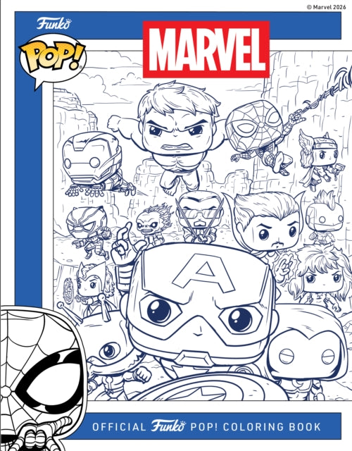 Book cover of: Marvel: The Official Avengers Funko POP! Coloring Book