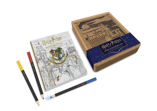 Harry Potter Mini Coloring Set, Contains 64pp coloring book and 12 premium colored pencils 9798337401812 Insight Insight Editions