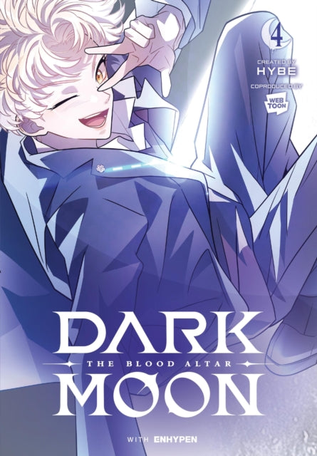 Book cover of: DARK MOON: THE BLOOD ALTAR, Vol. 4 (comic). By: HYBE