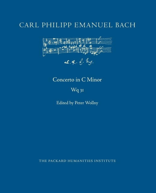 Book cover of: Concerto in C Minor, Wq 31. By: Carl Philipp Emanuel Bach