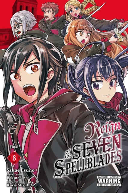 Book cover of: Reign of the Seven Spellblades, Vol. 8 (manga)