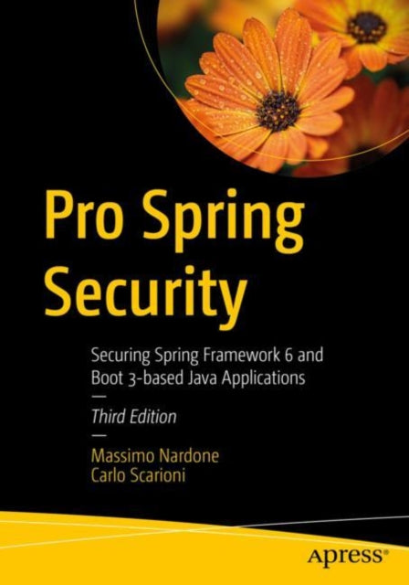 Book cover of: Pro Spring Security. By: Massimo Nardone