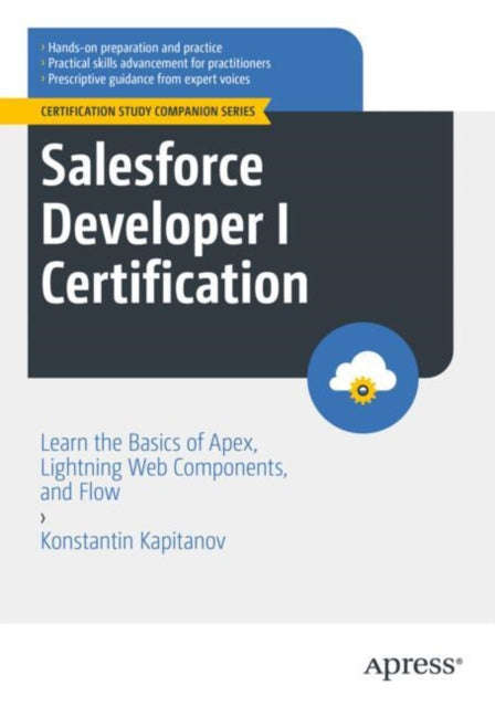 Book cover of: Salesforce Developer I Certification