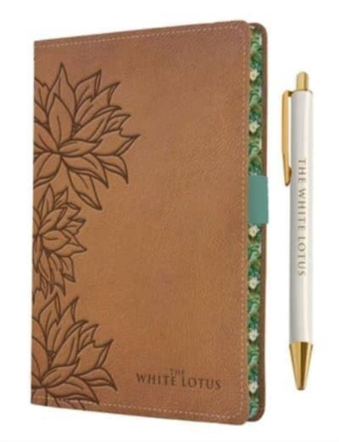 Book cover of: White Lotus Journal and Pen Set. By: Insight Insight Editions