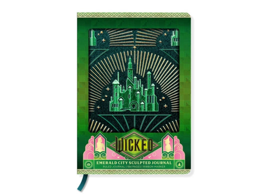 Book cover of: Wicked: Emerald City Sculpted Journal. By: Insight Insight Editions