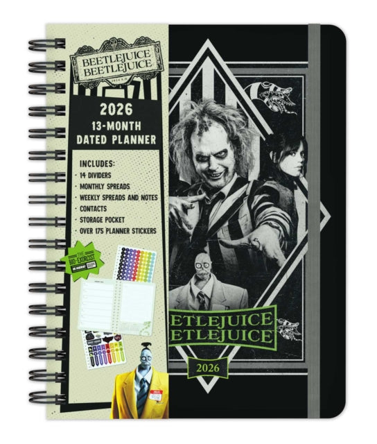 Book cover of: 2026 Beetlejuice Beetlejuice 13-Month Weekly Planner