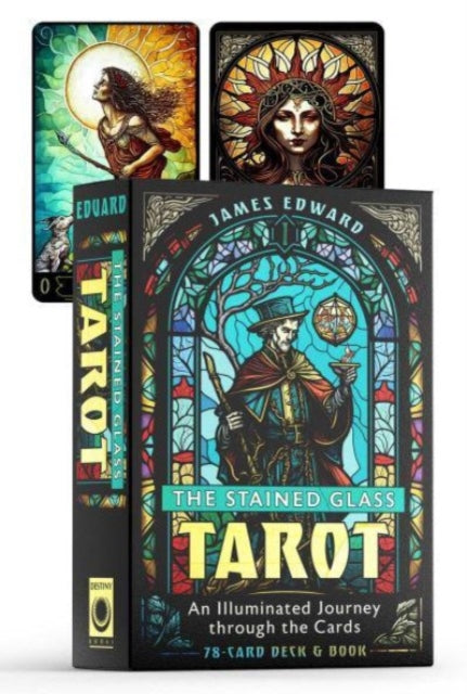 Book cover of: Stained Glass Tarot
