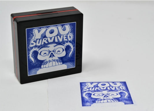 Book cover of: RPG Stamp: YOU SURVIVED. By: Stefan Poag