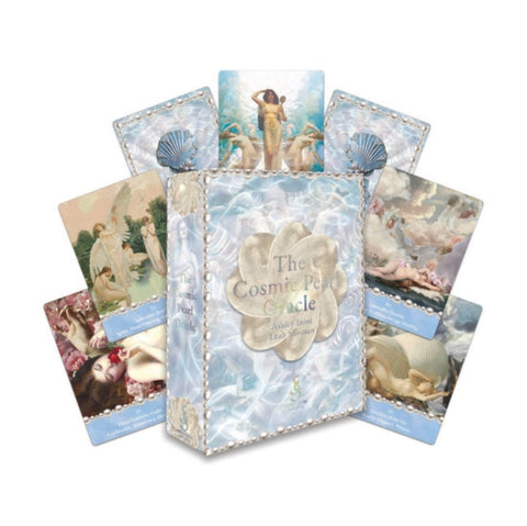 Cosmic Pearl Oracle, Embark on a journey of sacred love and infinite wisdom with Divine Feminine guidance (44 Full Color Cards and 120-Page Full-Color Guidebook)